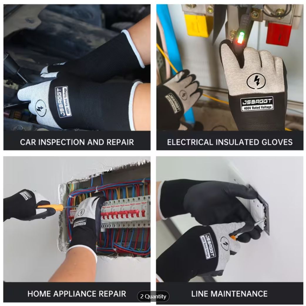 Rubber Insulated Non-Slip Work Gloves 🧤🧤🧤