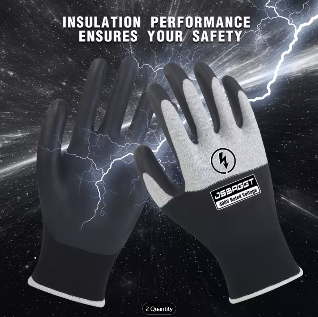 Rubber Insulated Non-Slip Work Gloves 🧤🧤🧤