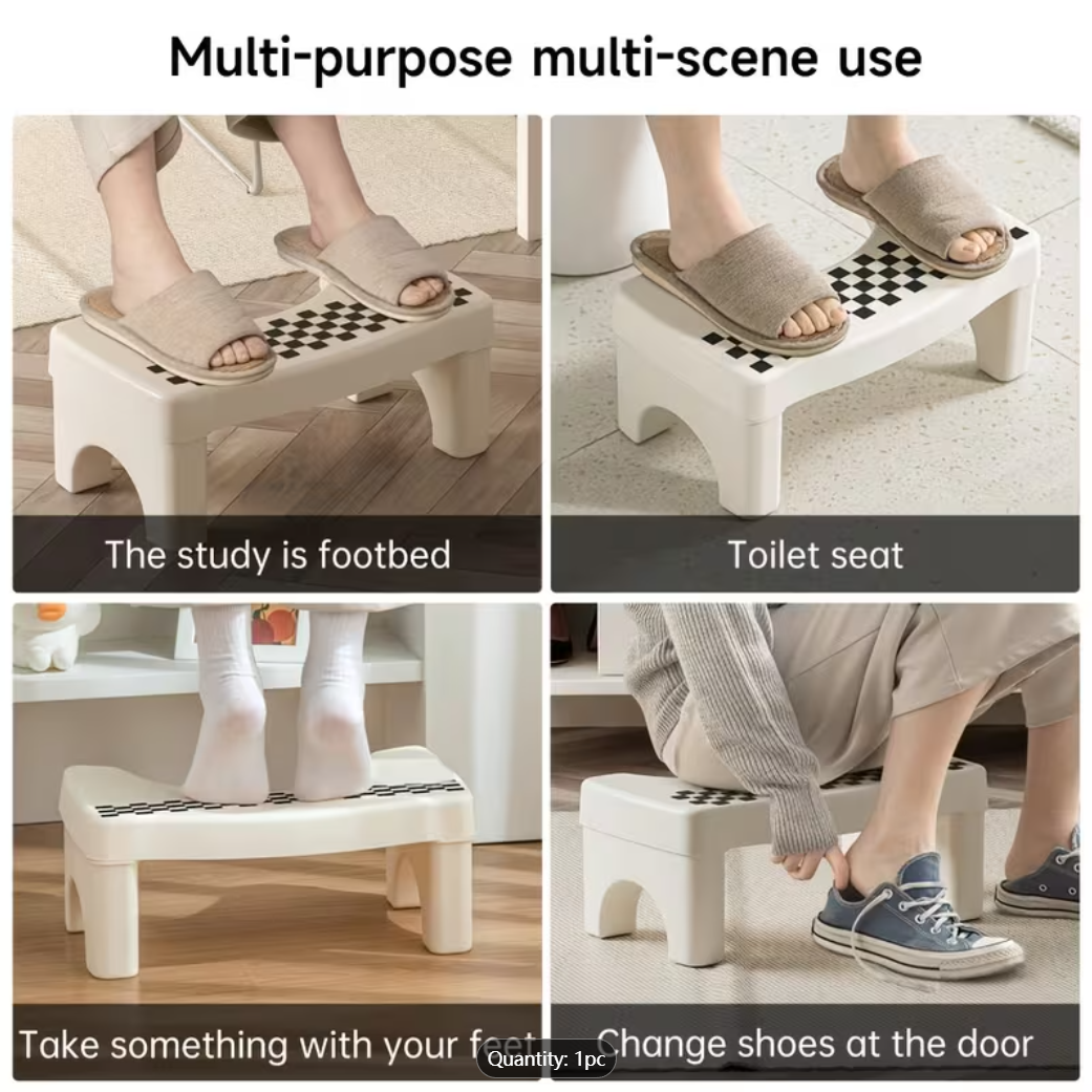 6.7 Inch Multi-Purpose Foldable Lightweight Bathroom Step Stool