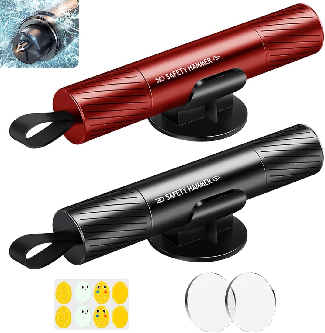 3Pcs Car Window Breaker Seatbelt Cutter 2 in 1
