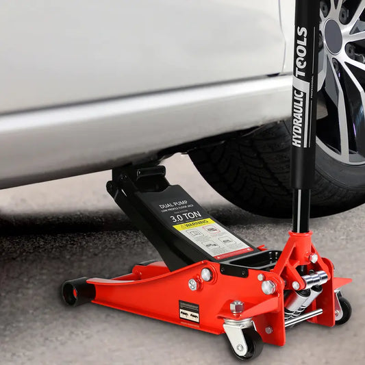 Hydraulic Low Profile and Steel  Jack 3 Ton (6600 lb) Capacity