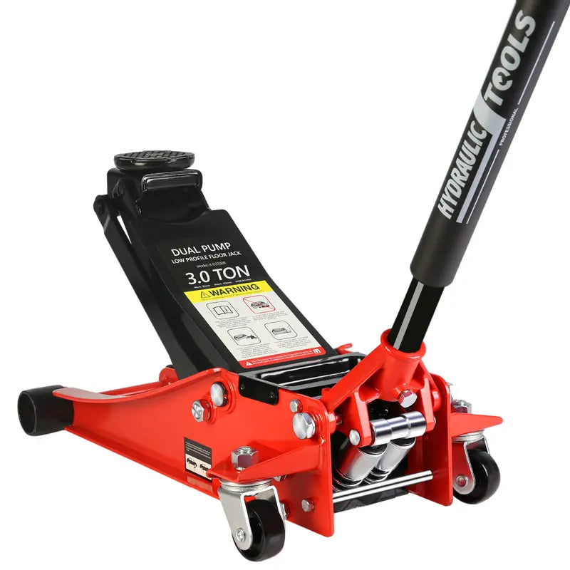 Hydraulic Low Profile and Steel  Jack 3 Ton (6600 lb) Capacity