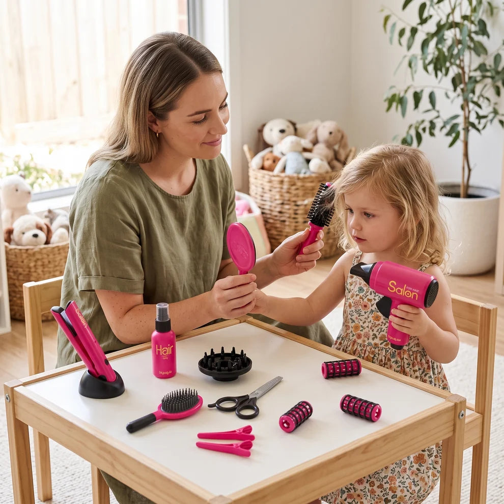 14-Piece Kids Hair Salon Role Play Set