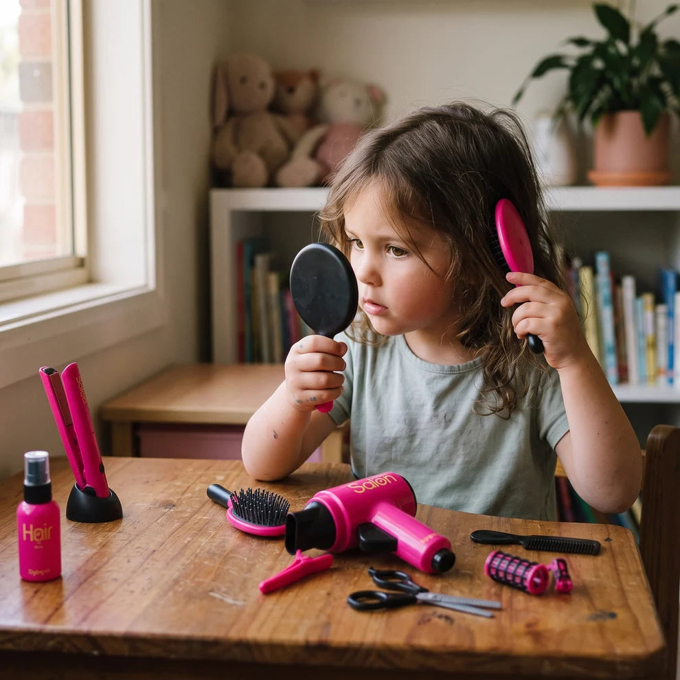14-Piece Kids Hair Salon Role Play Set