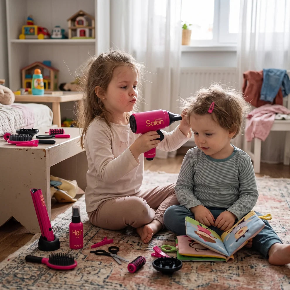 14-Piece Kids Hair Salon Role Play Set