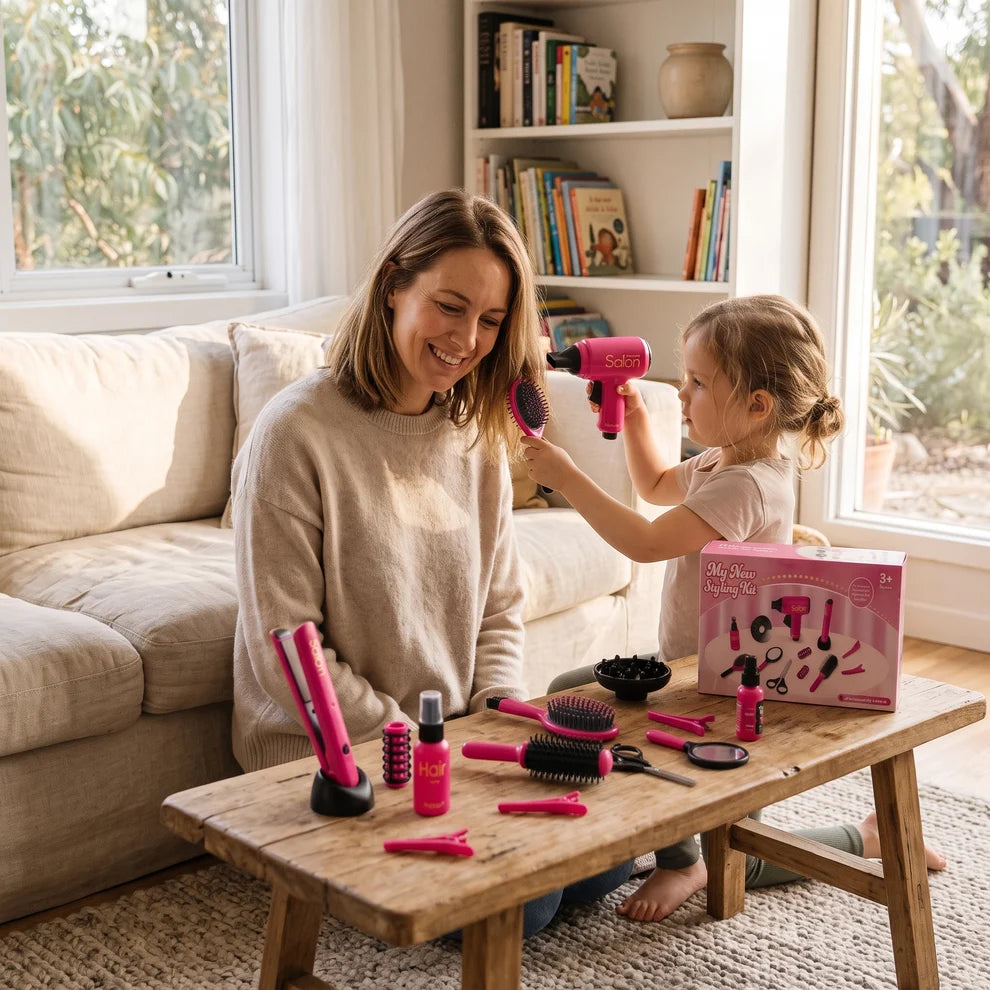 14-Piece Kids Hair Salon Role Play Set