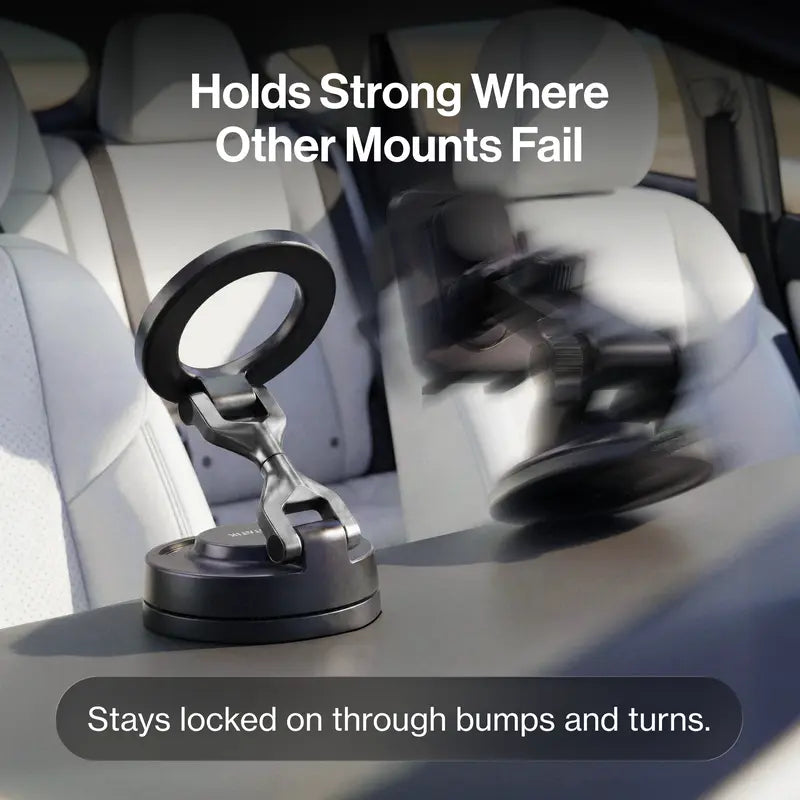 360° Rotatable Adjustable Car Phone Mount with Vacuum Suction Cup📱📱